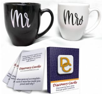 Mr and Mrs Mugs and Discovery Cards (Free Shipping)